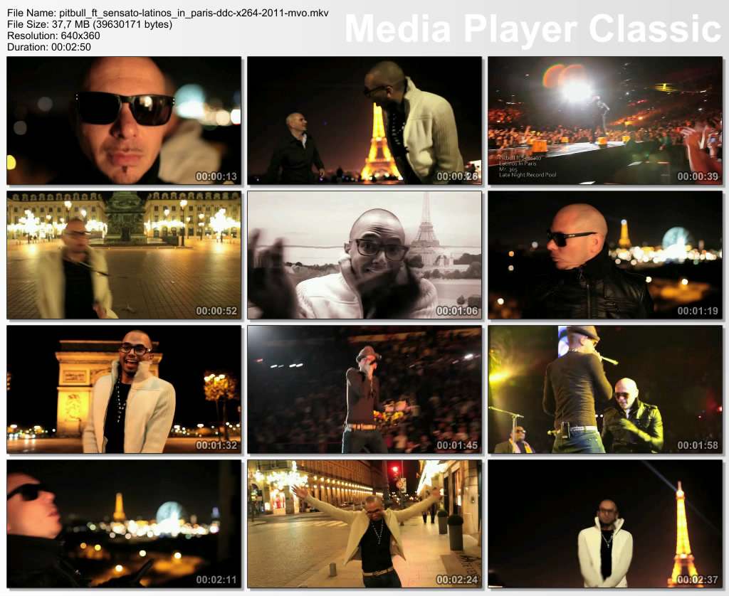 Pitbull Feat. Sensato - Latinos In Paris DDC x264 2011